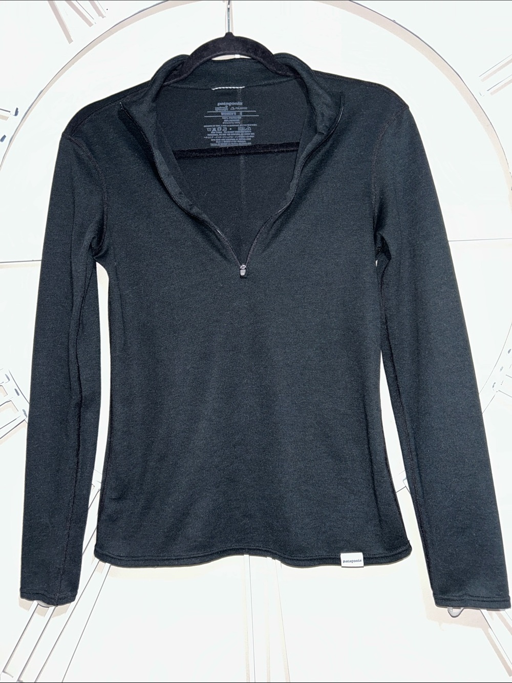 Patagonia Women's Capilene Midweight Zip-Neck Long Sleeve Base Layer Pullover